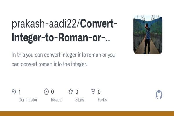 Convert Integer to Roman & vice-versa